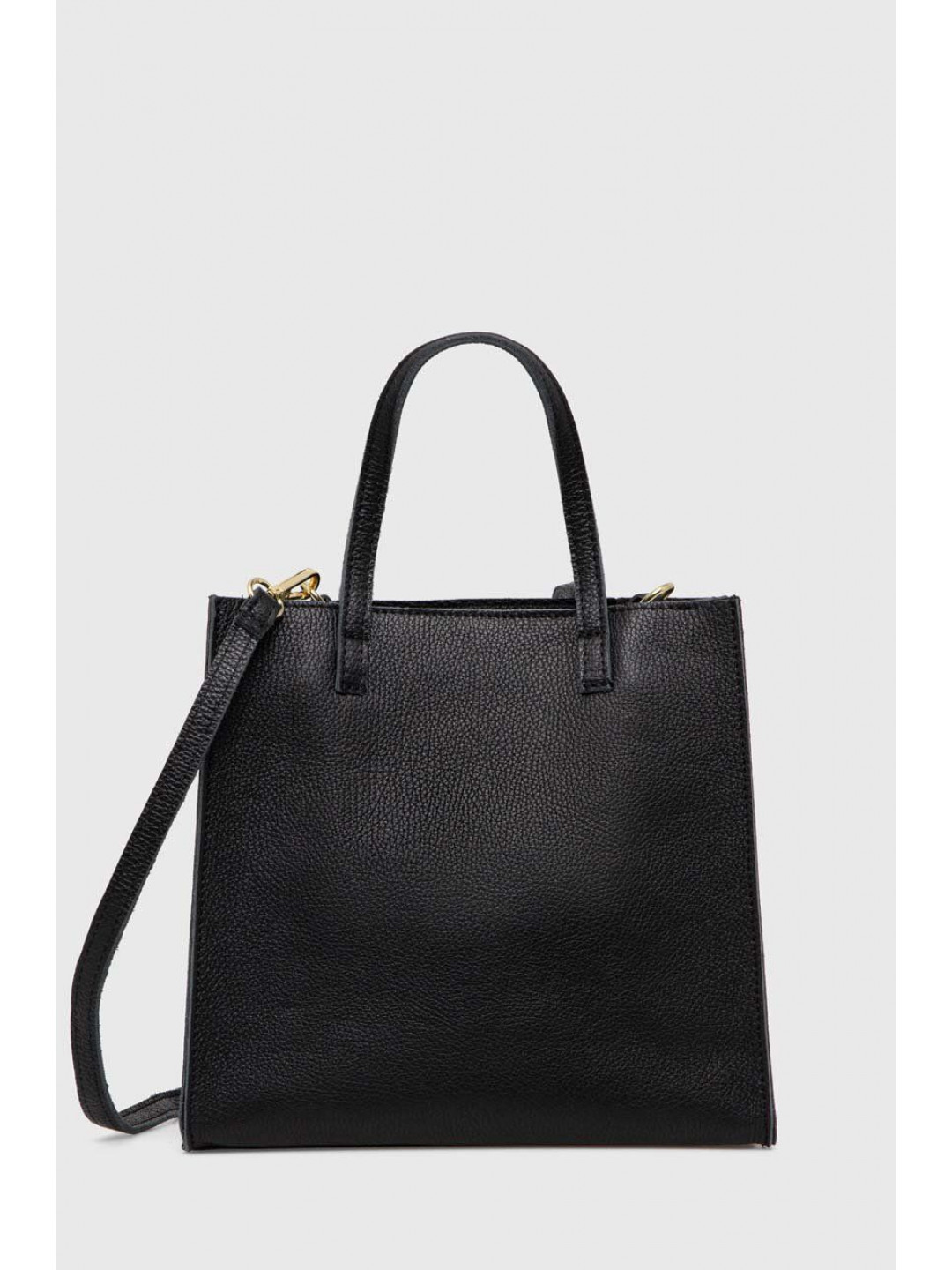 Kožená kabelka Answear LAB černá barva